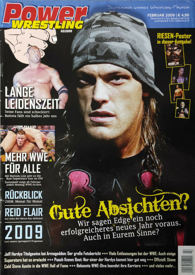 Power Wrestling Magazine February 2009 Magazine PWcatalog