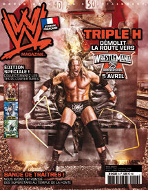 WWE Magazine From France March 2009 HHH Magazine PWcatalog