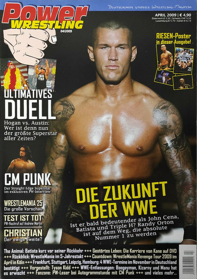 Power Wrestling Magazine April 2009 Magazine PWcatalog