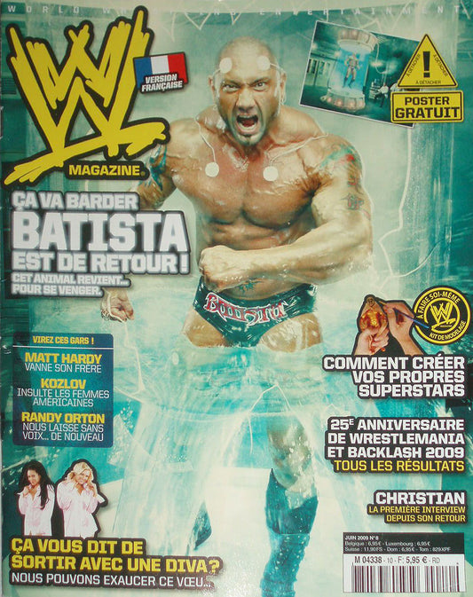 WWE Magazine From France June 2009