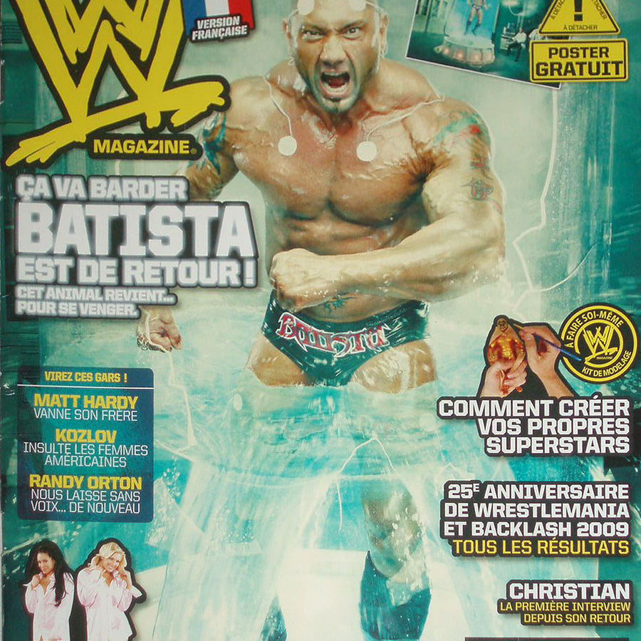 WWE Magazine From France June 2009 Magazine PWcatalog