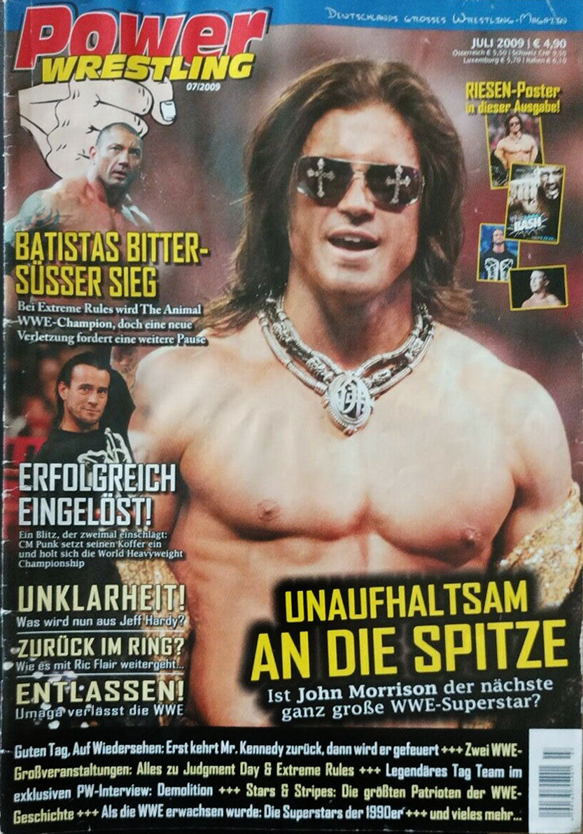 Power Wrestling Magazine July 2009 Magazine PWcatalog