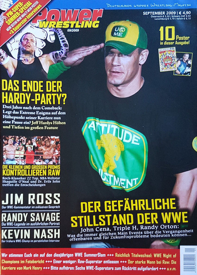 Power Wrestling Magazine September 2009 Magazine PWcatalog