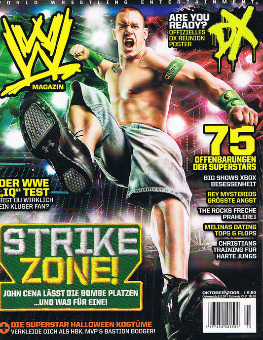 WWE Magazine October 2009 from Germany