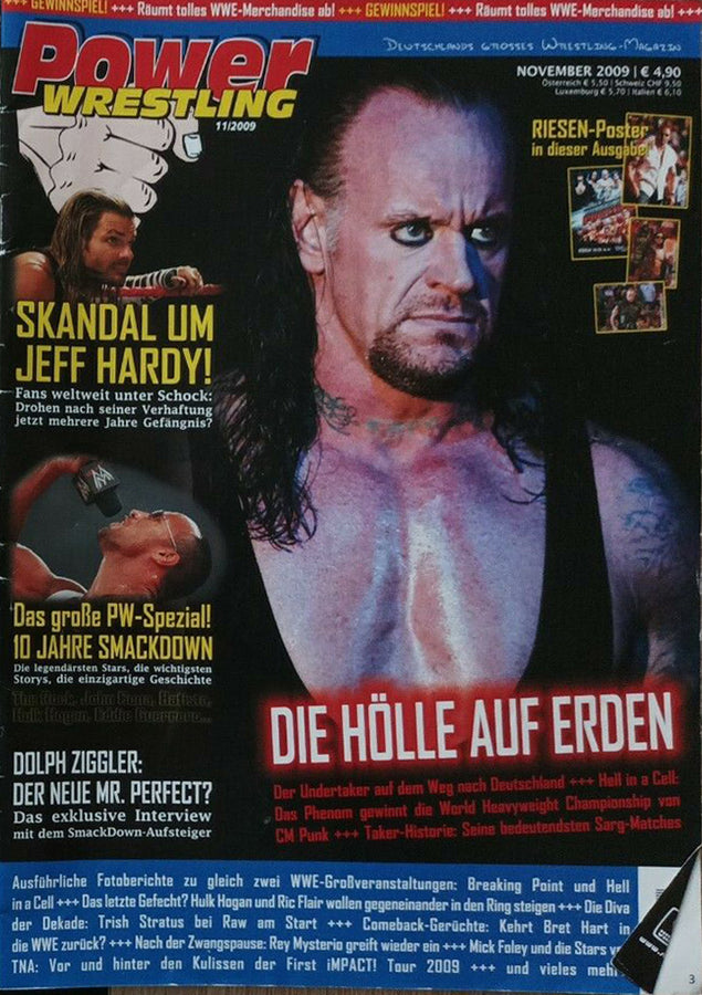Power Wrestling Magazine November 2009 Magazine PWcatalog
