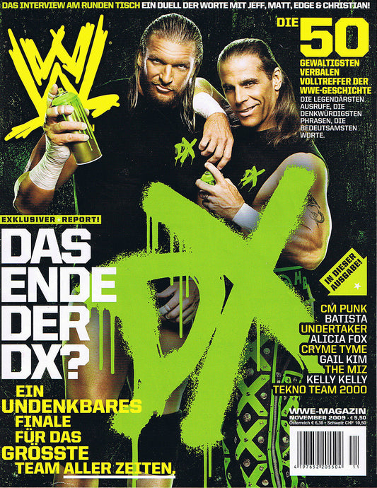 WWE Magazine November 2009 from Germany