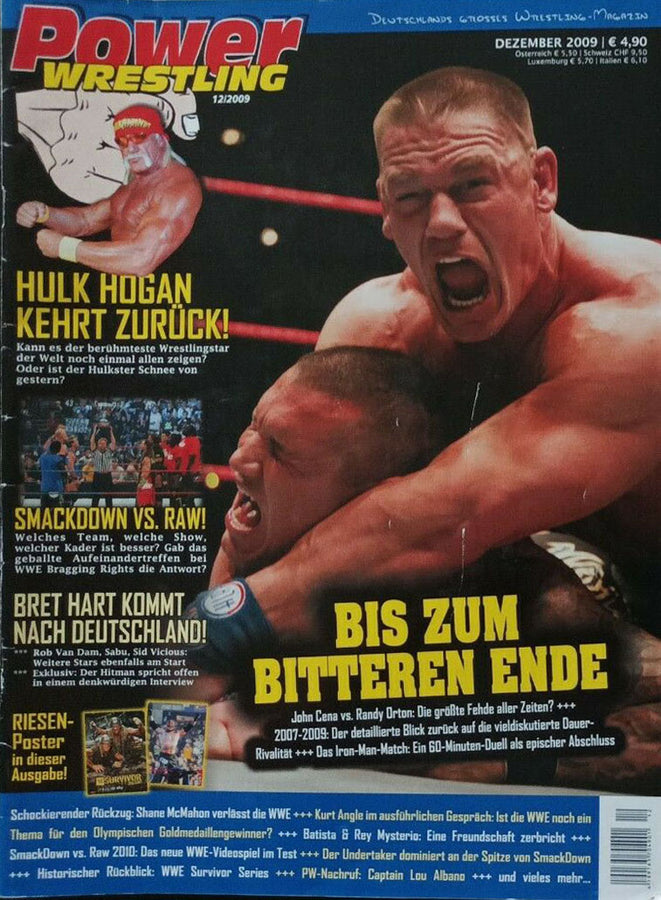 Power Wrestling Magazine December 2009 Magazine PWcatalog
