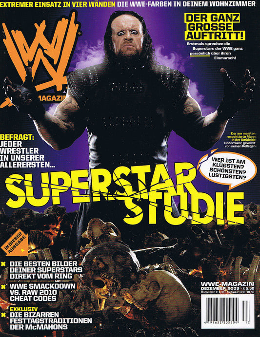 WWE Magazine December 2009 from Germany