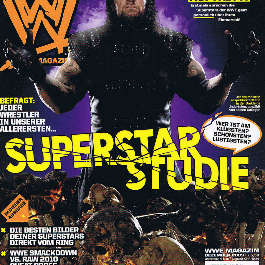WWE Magazine December 2009 from Germany Magazine PWcatalog