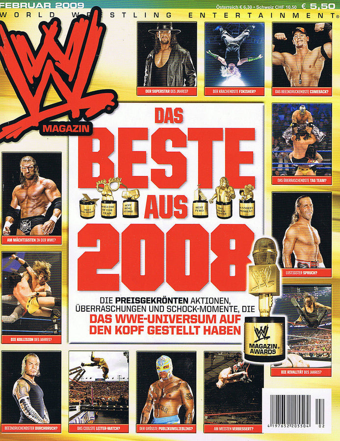 WWE Magazine February 2009 from Germany