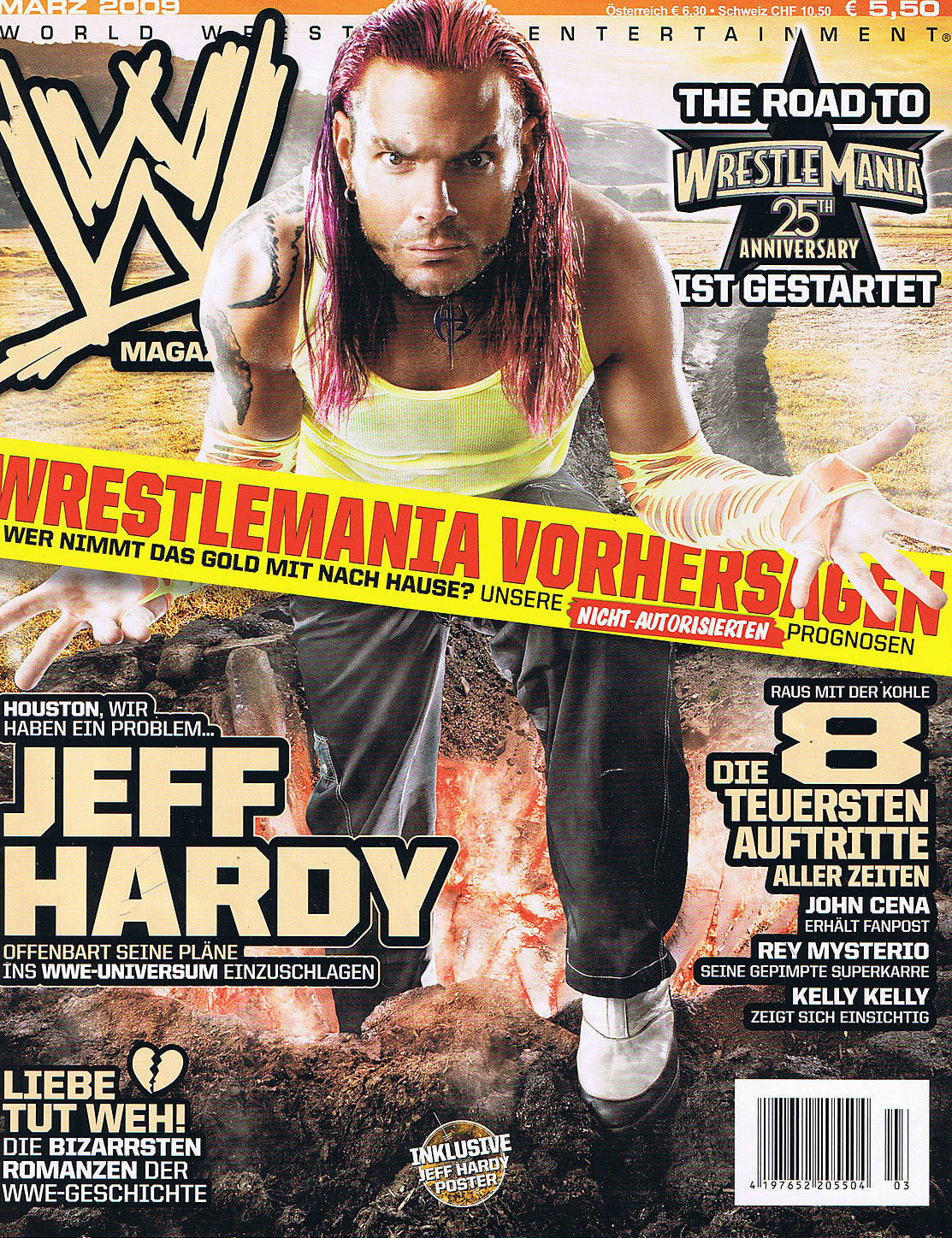 WWE Magazine March 2009 from Germany Magazine PWcatalog