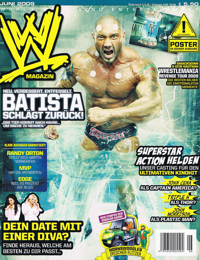 WWE Magazine June 2009 from Germany