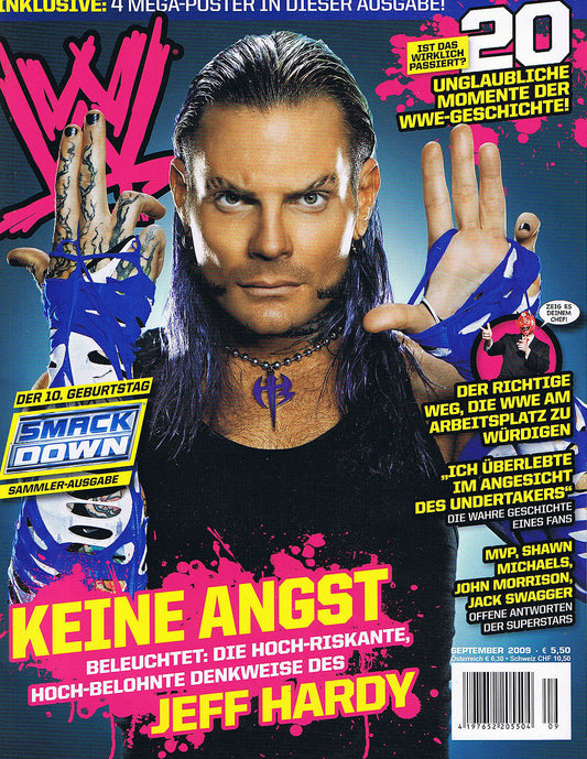 WWE Magazine September 2009 from Germany