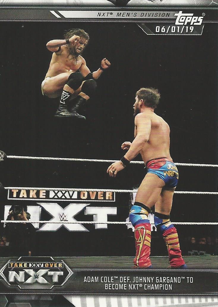 WWE Topps NXT 2019 Adam Cole #100