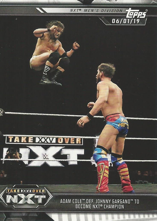 WWE Topps NXT 2019 Adam Cole #100