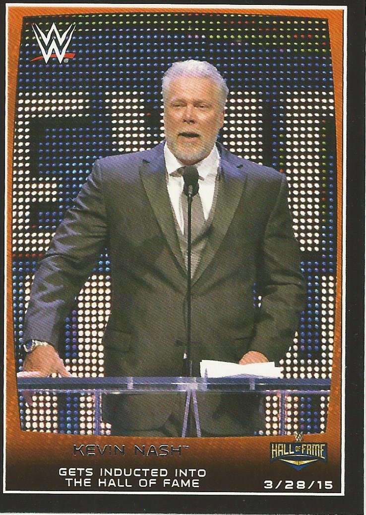 WWE Topps Road to Wrestlemania 2015 Kevin Nash #100