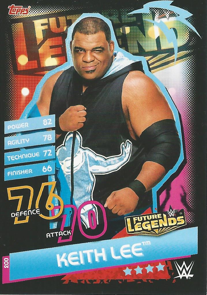 WWE Topps Slam Attax Reloaded 2020 Keith Lee #200