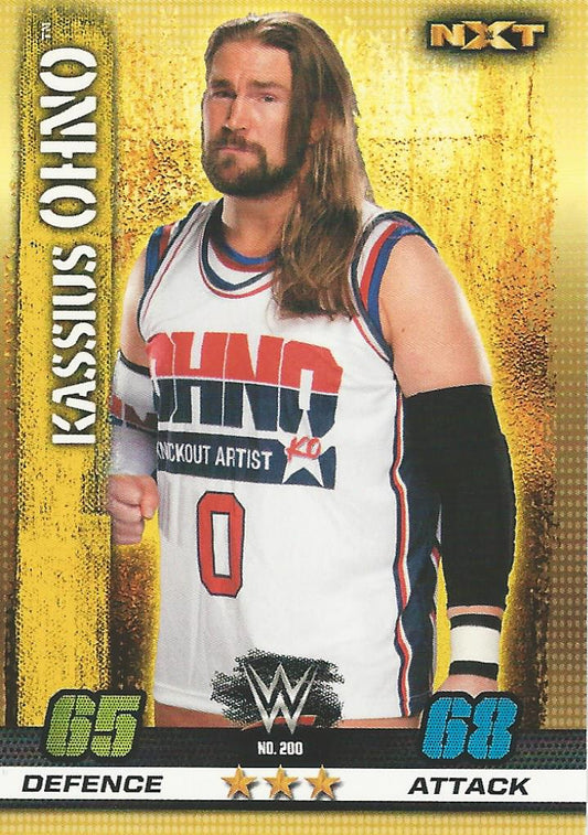 WWE Topps Slam Attax 10th Edition 2017 NXT Kassius Ohno #200