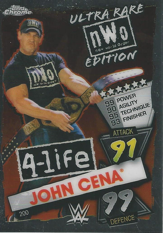 WWE Topps Slam Attax Chrome 2021 John Cena #200