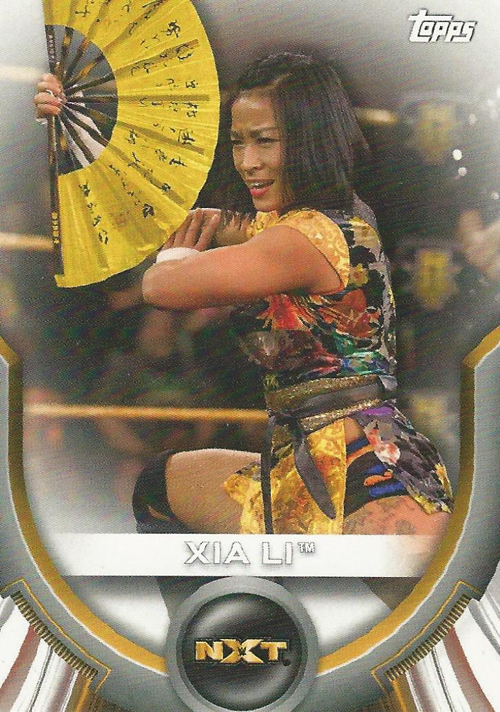 WWE Topps Women Division 2020 Xia Li RC-58 trading card PW Catalog