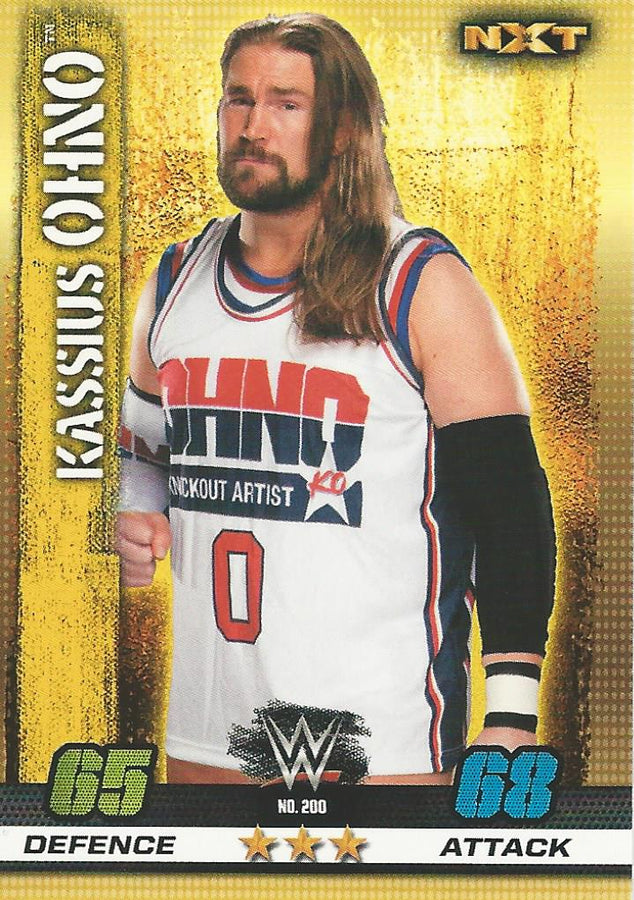 WWE Topps Slam Attax 10th Edition 2017 NXT Kassius Ohno #200