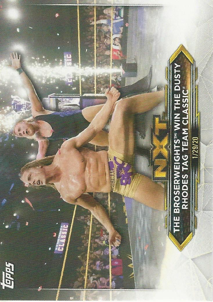 WWE Topps NXT 2020 Matt Riddle and Pete Dunne #100