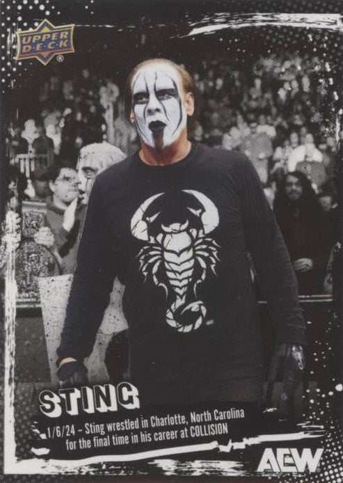 1/6/24 – Sting Wrestled in Charlotte, North Carolina for the Final Time in HIS Career at Collision