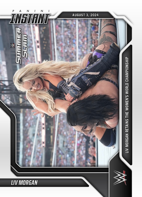 LIV Morgan – LIV Morgan Retains the Women’s World Championship trading card PW Catalog