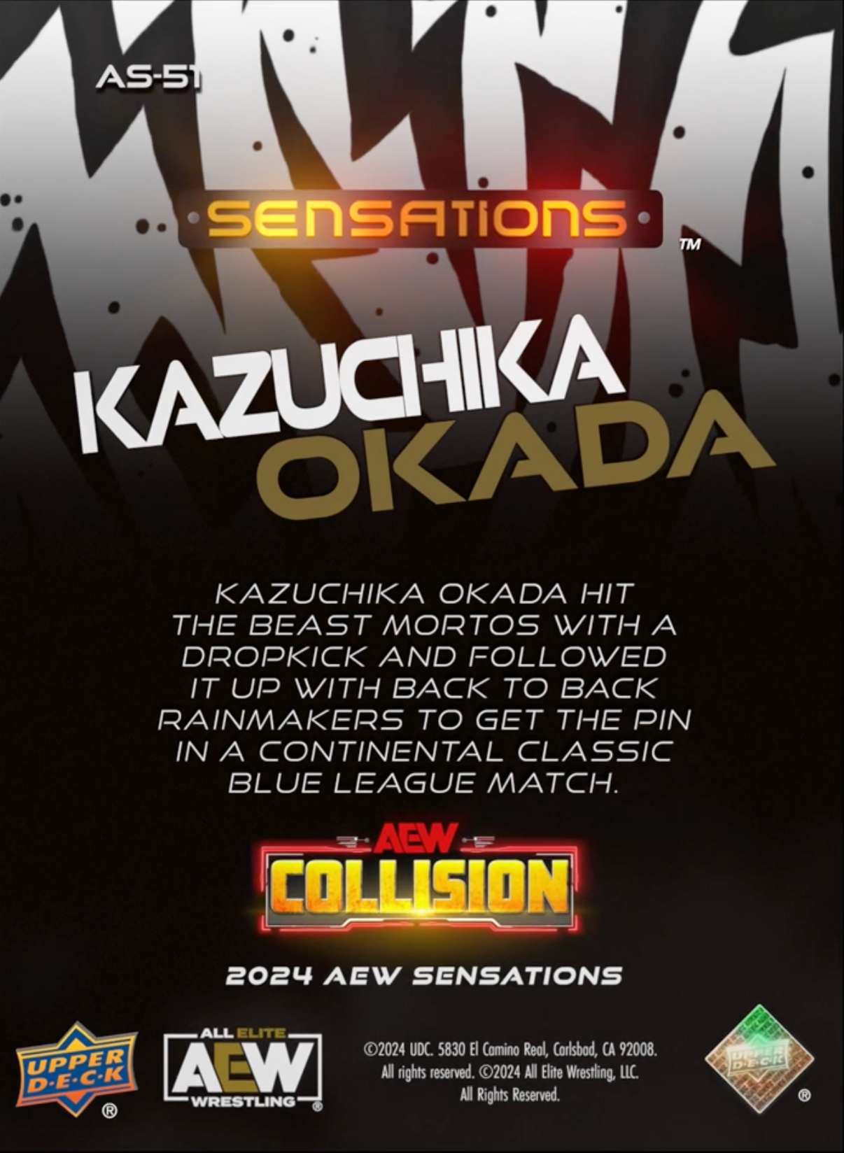 12/14/24 – Kazuchika Okada – Kazuchika Okada Earns the Win Over the Beast Mortos