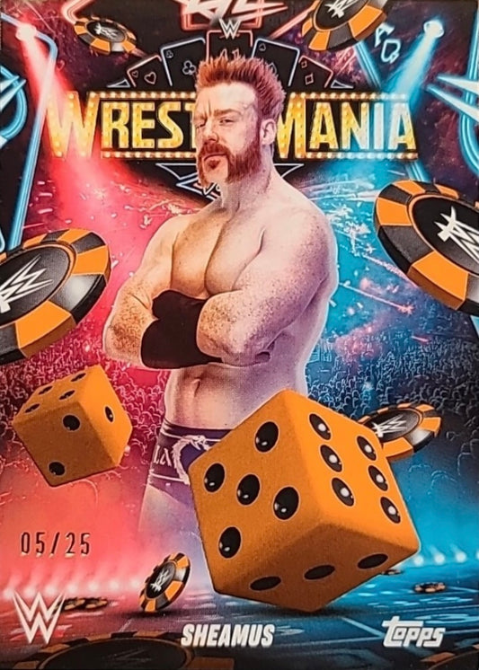 Sheamus trading card PW Catalog