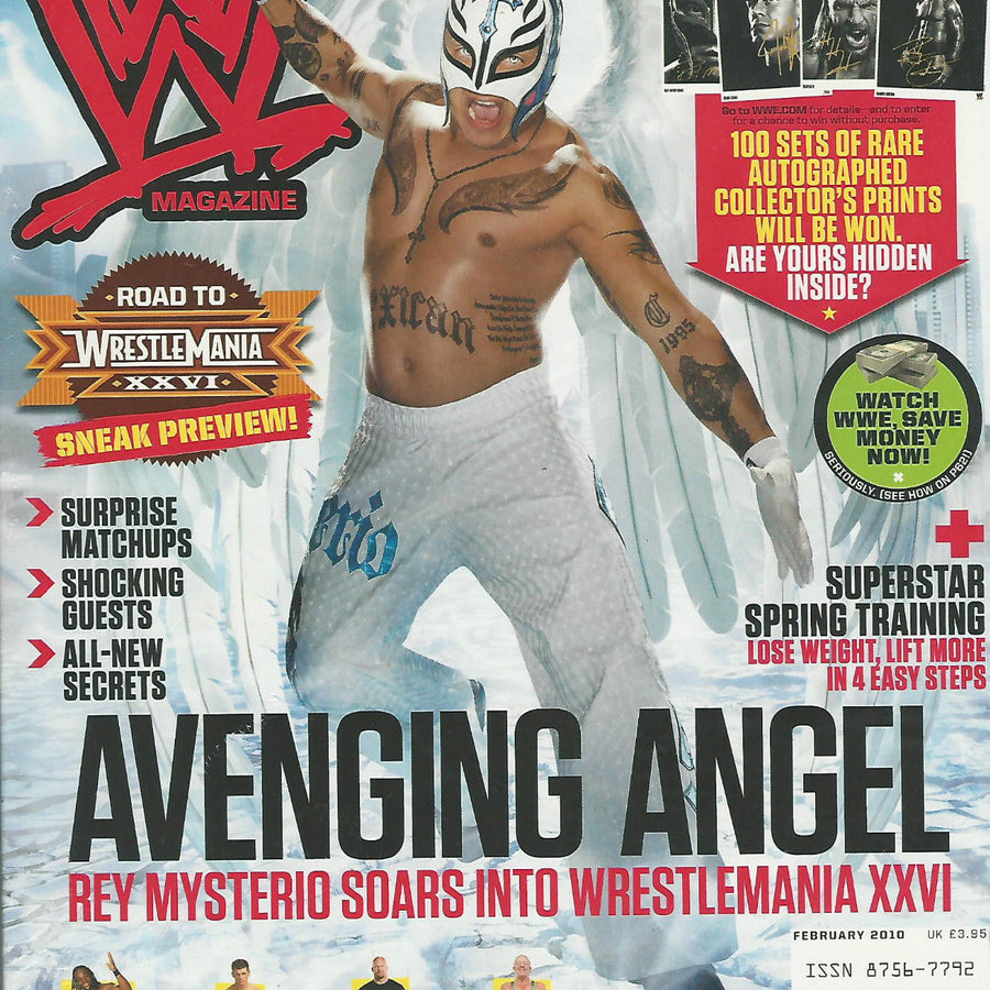 WWE Magazine February 2010 from The United Kingdom Magazine PWcatalog