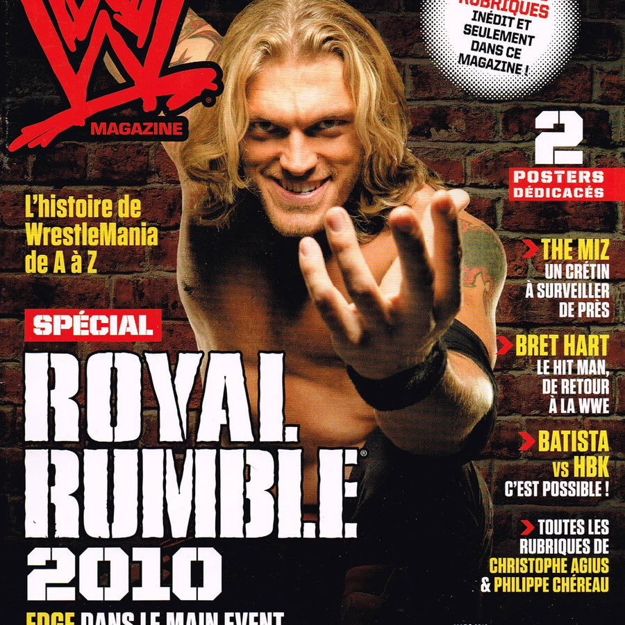 WWE Magazine From France March 2010 Magazine PWcatalog