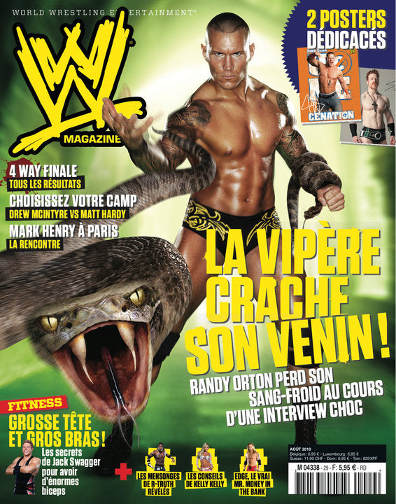WWE Magazine From France August 2010 Magazine PWcatalog