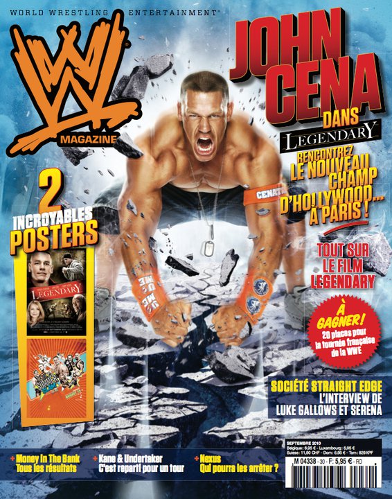 WWE Magazine From France September 2010 Magazine PWcatalog