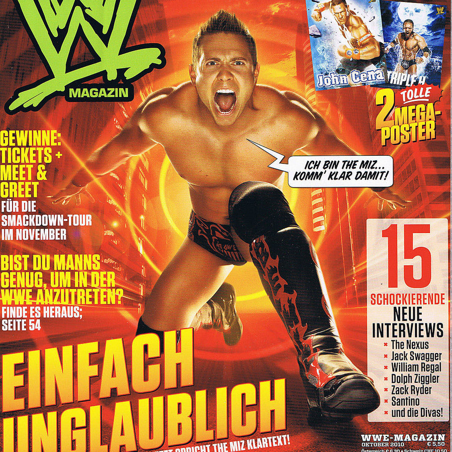 WWE Magazine October 2010 from Germany Magazine PWcatalog