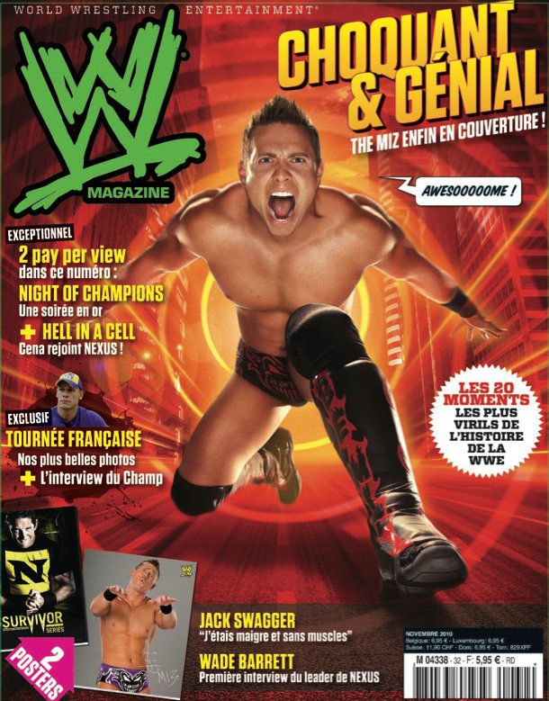 WWE Magazine From France November 2010 Magazine PWcatalog