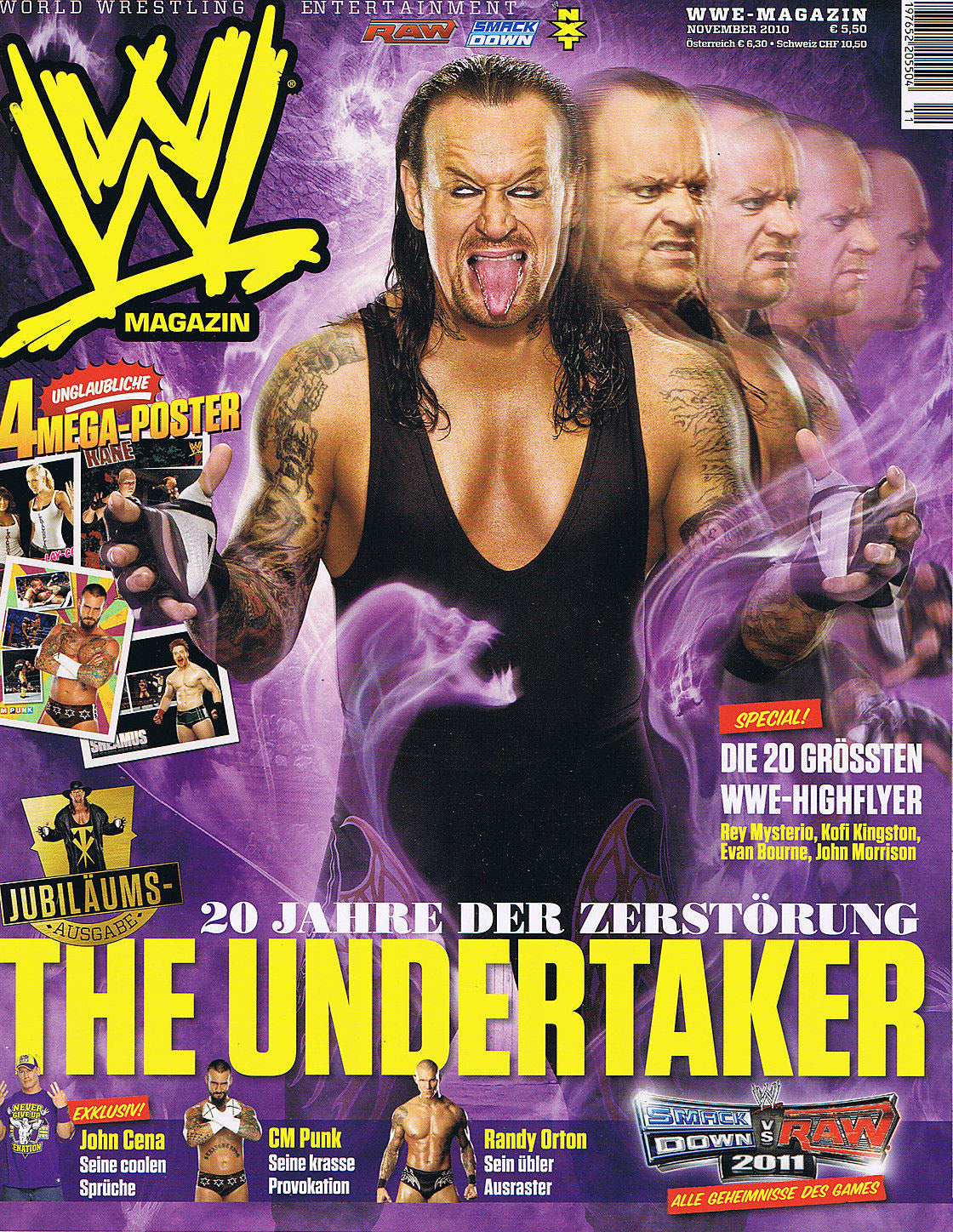 WWE Magazine November 2010 from Germany Magazine PWcatalog