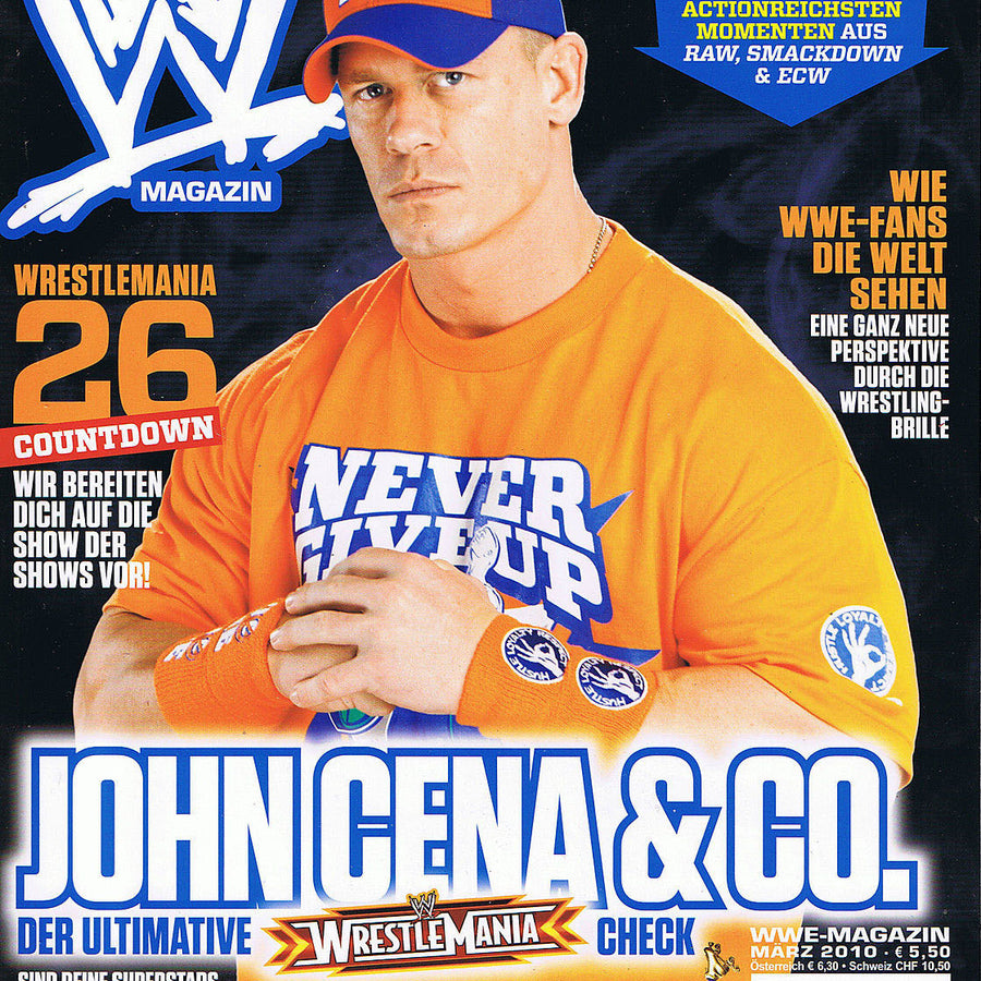 WWE Magazine March 2010 from Germany Magazine PWcatalog