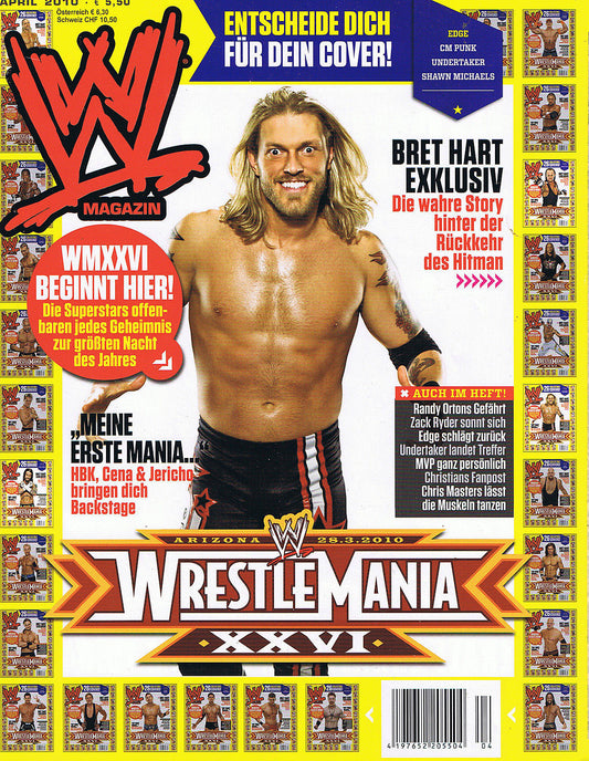 WWE Magazine April 2010 from Germany