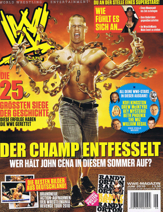 WWE Magazine June 2010 from Germany