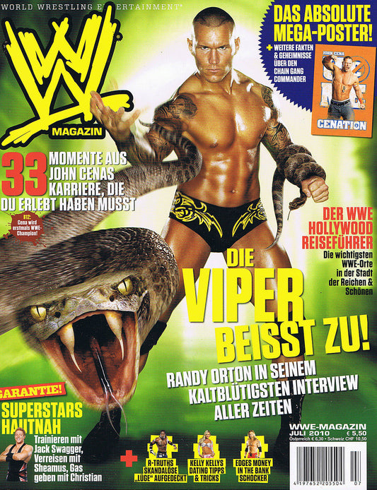 WWE Magazine July 2010 from Germany