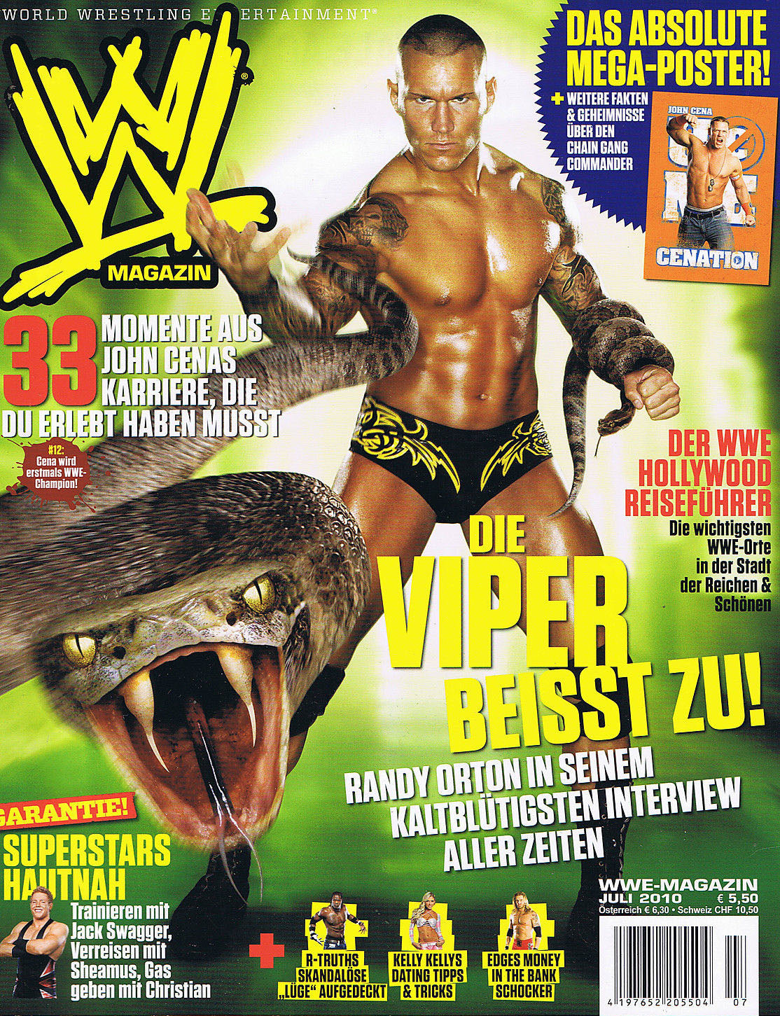 WWE Magazine July 2010 from Germany Magazine PWcatalog