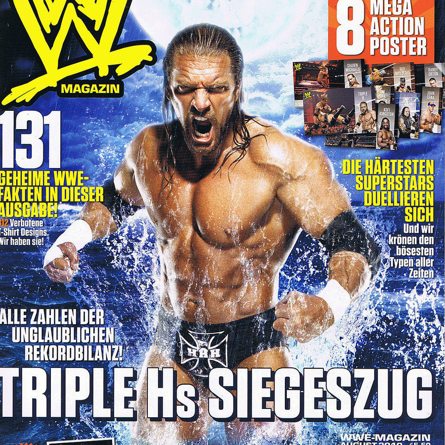 WWE Magazine August 2010 from Germany Magazine PWcatalog