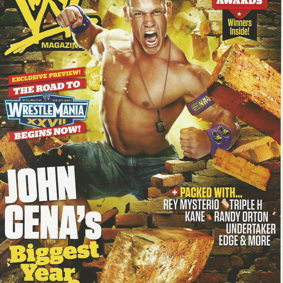 WWE Magazine February 2011 from The United Kingdom Magazine PWcatalog