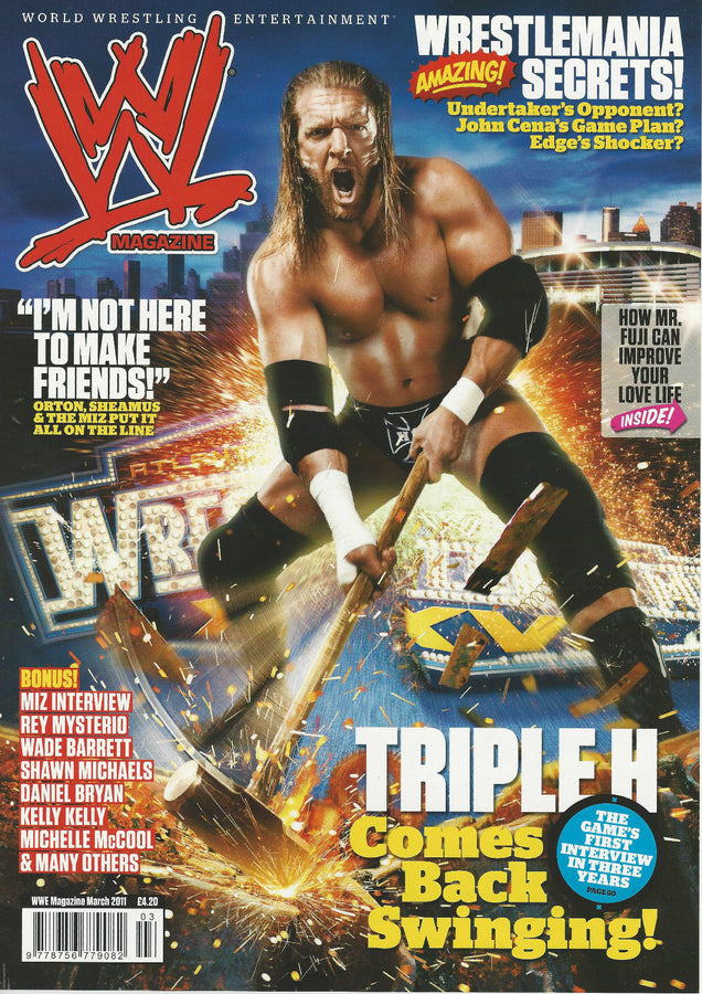 WWE Magazine March 2011 from The United Kingdom
