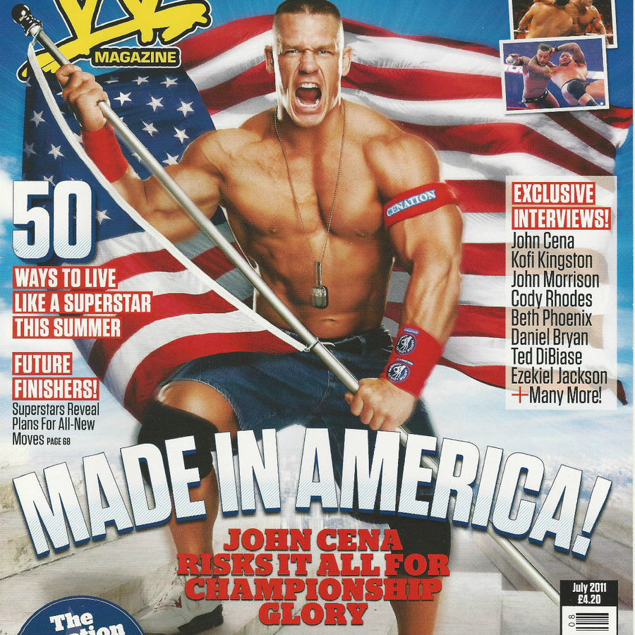 WWE Magazine July 2011 from The United Kingdom Magazine PWcatalog