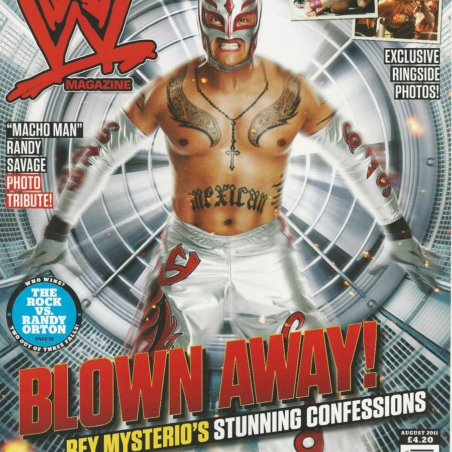 WWE Magazine August 2011 from The United Kingdom Magazine PWcatalog