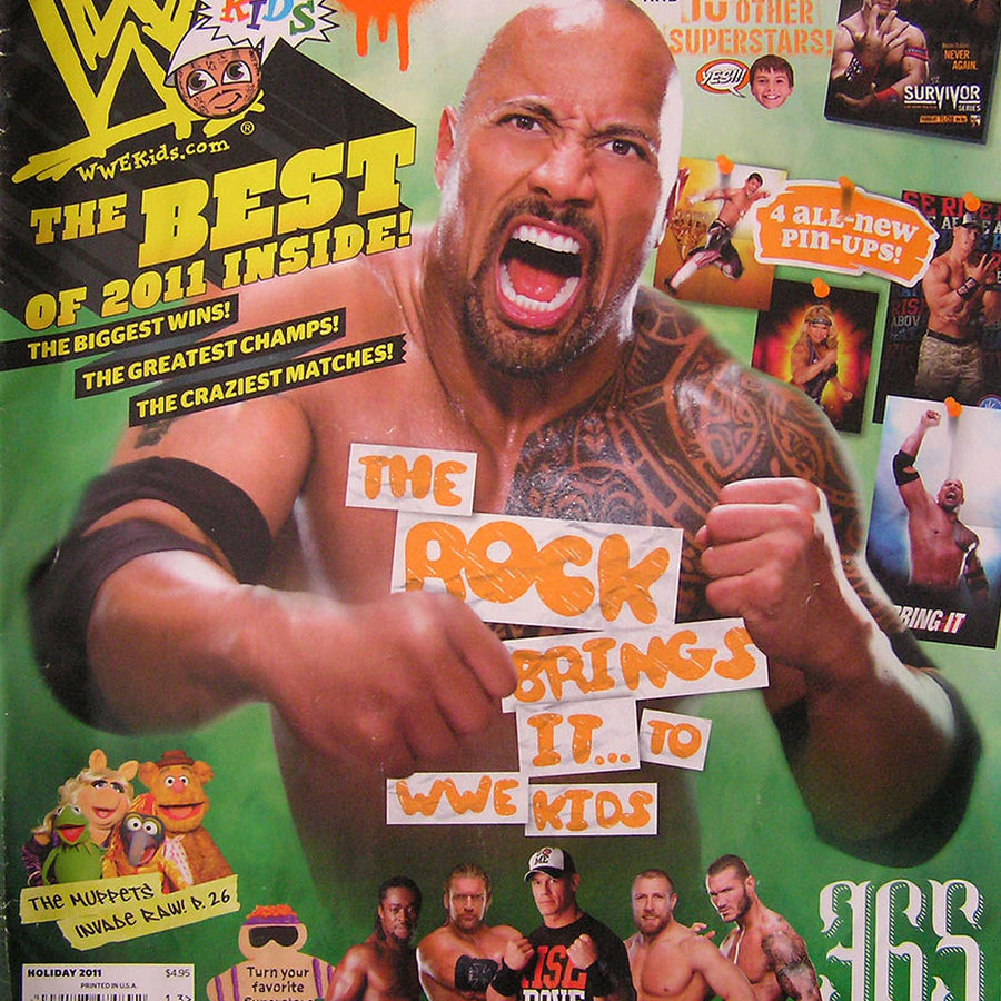 WWE Kids Holiday 2011 Magazine PWcatalog