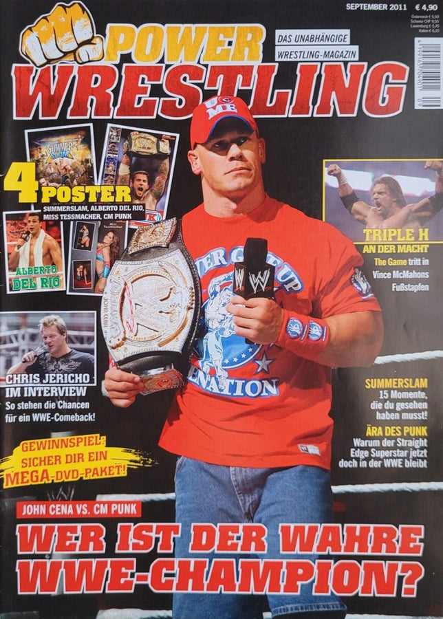 Power Wrestling Magazine September 2011 Magazine PWcatalog