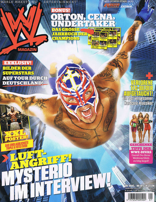 WWE Magazine January 2011 from Germany